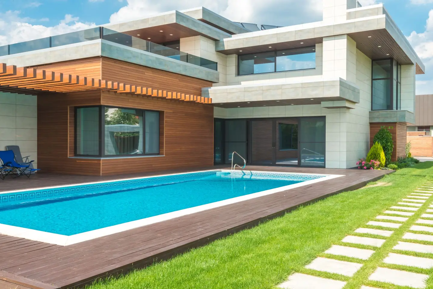 Swimming pool built in Limpinwood, NSW